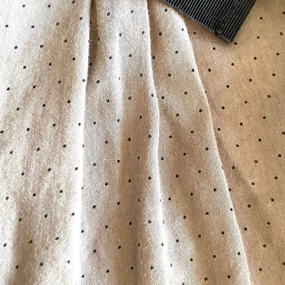 Baby Gap Skort Belted Tan Dotted w Black Attached Leggings Size 3-6 Month - Picture 5 of 8